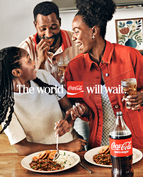 Coca-Cola The world will wait campaign family dining